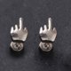 thumbnail image 2 of Pendientes De Medio 316L De Punk Rock Ear Stud Jewelry Yinane Pendientes del dedo medio, 2 of 8