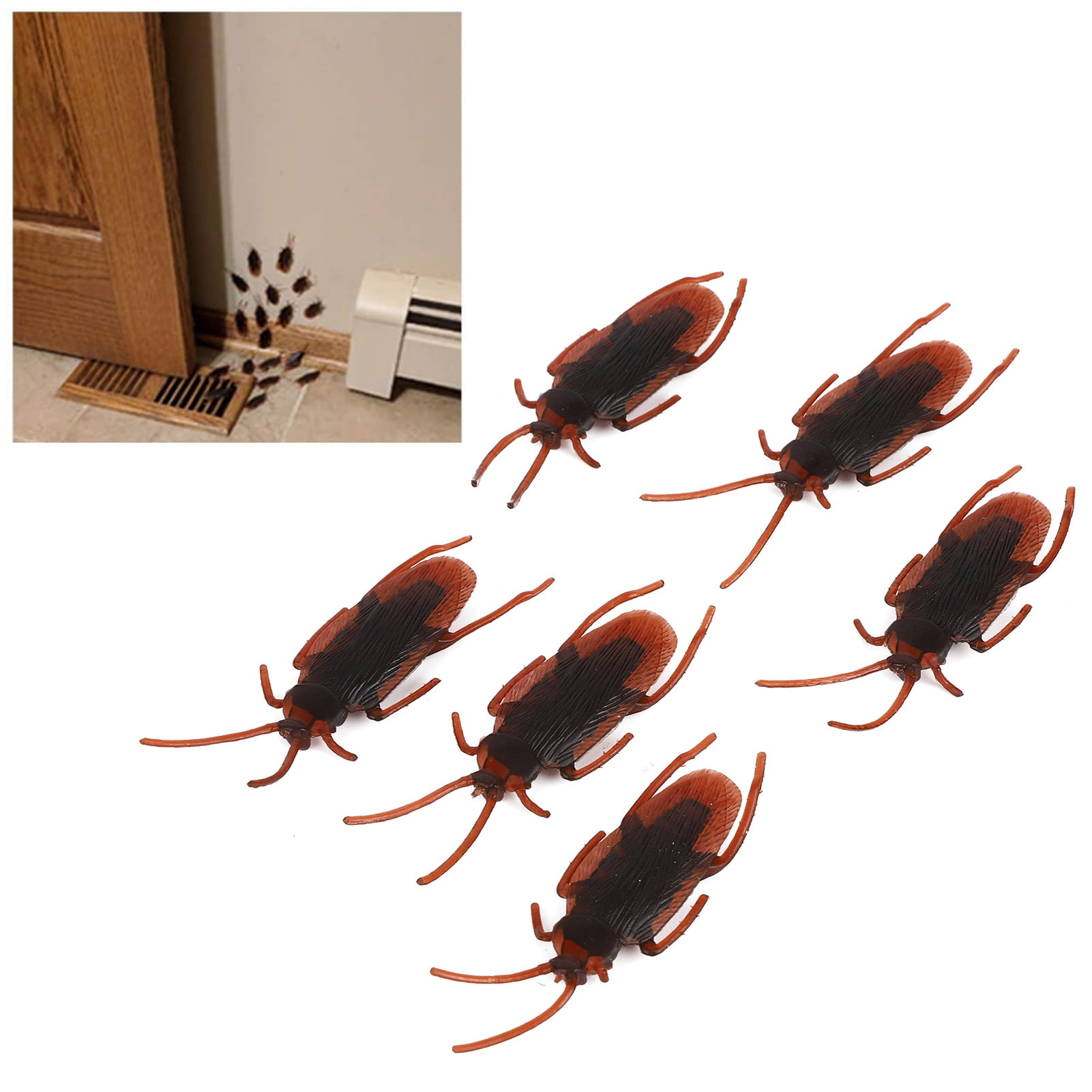 New Joke Insects Fake Prank Cockroach Plastic Funny Prank Toy 