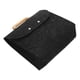 thumbnail image 3 of Bolsa de mano para negocios, organizador de archivos portátil, bolsa de fieltro con asa de madera, 3 of 8