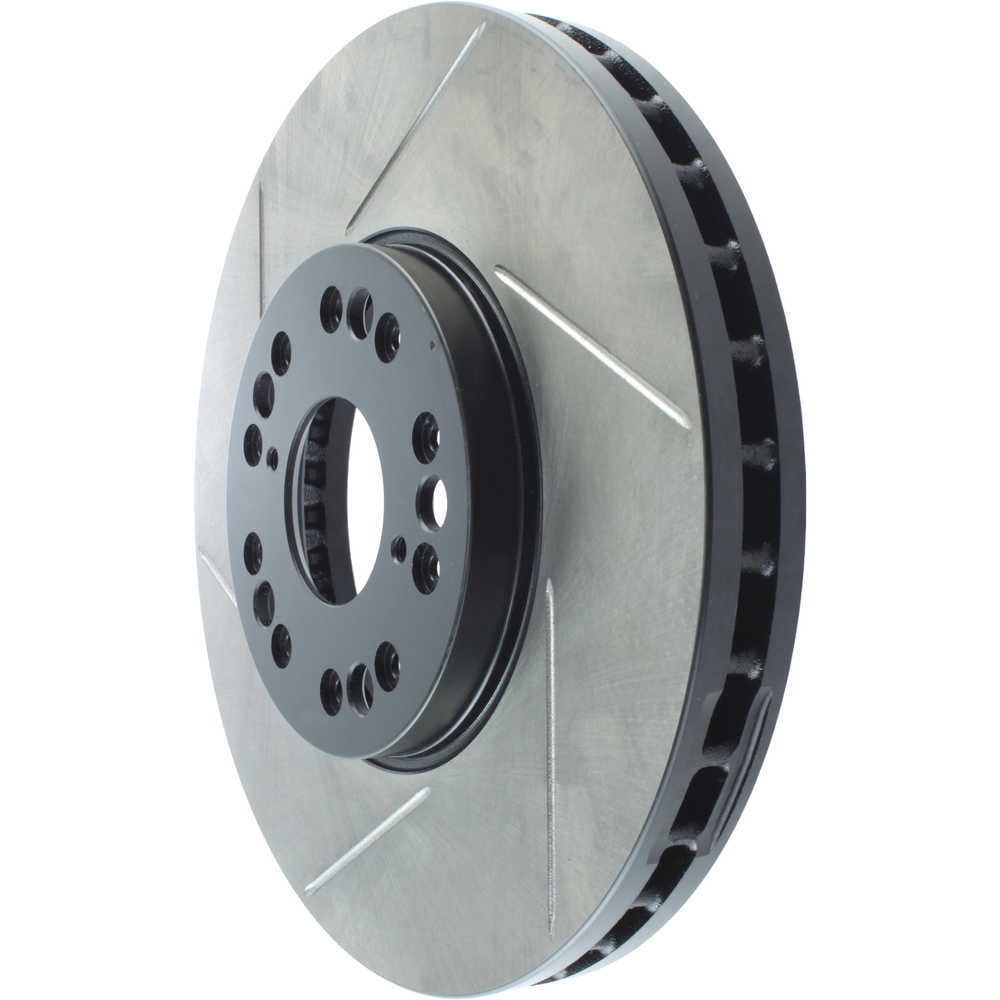StopTech Power Slot 93-05 Lexus GS Series / 00-05 IS300 / 93-94 LS Series Front Right Slotted Rotor Fits select: 1992-2000,2002-2010 LEXUS SC