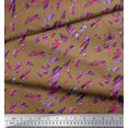 thumbnail image 2 of Soimoi Rayon Fabric Brush Stroke Abstract Print Sewing Fabric Yard 56 Inch Wide, 2 of 3