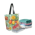 thumbnail image 2 of FORMRS Womens Canvas Tote Bag with Zipper Inner Pocket Shoulder Handbag, Vibrant Tomatoes, 2 of 7