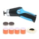 thumbnail image 1 of Pulidora de automóvil portátil con velocidad ajustable, ideal para eliminar rayones y restaurar metales, color azul, batería de litio recargable por USB, incluye cable de carga y accesorios de, 1 of 7