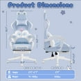 thumbnail image 6 of BOSSIN Gaming Chair,Ergonomic Computer Chair for adult with Cat Paw Lumbar Cushion and Cat Ears, 6 of 7