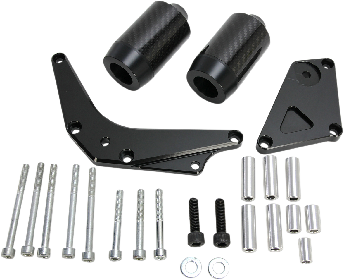 POWERSTANDS RACING Frame Slider Set Carbon 040092441