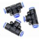 thumbnail image 4 of 10 Pieces Pneumatic Connector Hose Fittings Quick Couplings 6Mm Pneumatic Pneumatic Quick Connectors Push In Plastic Air Line Tube Fitting, 4 of 5