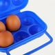 thumbnail image 3 of Contenedor portátil de plástico para 6 huevos de camping para exteriores, caja de almacenamiento con asa, 3 of 5