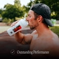 thumbnail image 4 of BARE PERFORMANCE NUTRITION Go One More BlenderBottle Shaker Bottle, 28 oz Shaker Bottle with Wire Whisk, White, 4 of 5