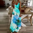 thumbnail image 2 of LYXSSBYX Maxi Dresses for Women Summer Dresses For Women Print Sleeveless Round Neck Dress Casual Dresses, 2 of 5