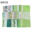 thumbnail image 5 of harmtty 30/50Pcs 10cmx10cm Floral Print DIY Patchwork Cloth Sewing Quilting Material,50Pcs Mix Color, 5 of 7