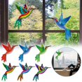 thumbnail image 3 of Fashion Metal Hummingbird Wall Art Decor Colorful Simulation Animals Garden, 3 of 8