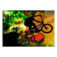thumbnail image 2 of Tiptophomedecor Peel and Stick Street Art Wallpaper Wall Mural - Bicycle Tricks - Removable Wall Decals, 2 of 3