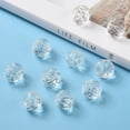 thumbnail image 6 of 20 pc Transparent Acrylic Beads Melon Shaped Clear 15mm Hole: 2mm, 6 of 7