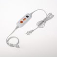 thumbnail image 3 of Flannel Electric Heating Pad for Pain Relief - 6 Temperature Settings, 20-120 Min Auto-Off Timer, Overheat Protection, Dry & Moist Heat Modes, Machine Washable, Soft Comfortable, 11.8x23.6 Inch,, 3 of 6