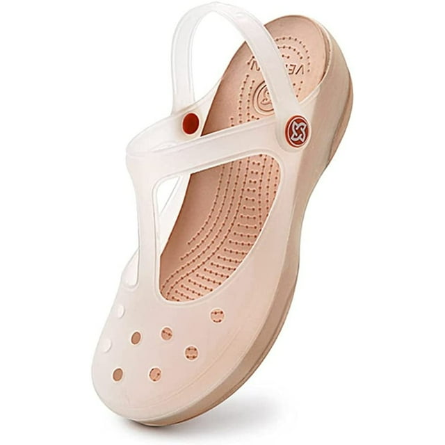 Sabot de Jardin Classique pour Femmes, Sandale d'Eau Décontractée à Enfiler pour Intérieur Extérieur Plage, Chaussures de Course en Mousse Sabots Antidérapants Chaussures pour Femmes Filles
