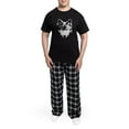 thumbnail image 5 of CafePress - Vector Wolf Men's Dark Pajamas - Men's Dark Loose Fit Cotton Pajama Set, 5 of 7