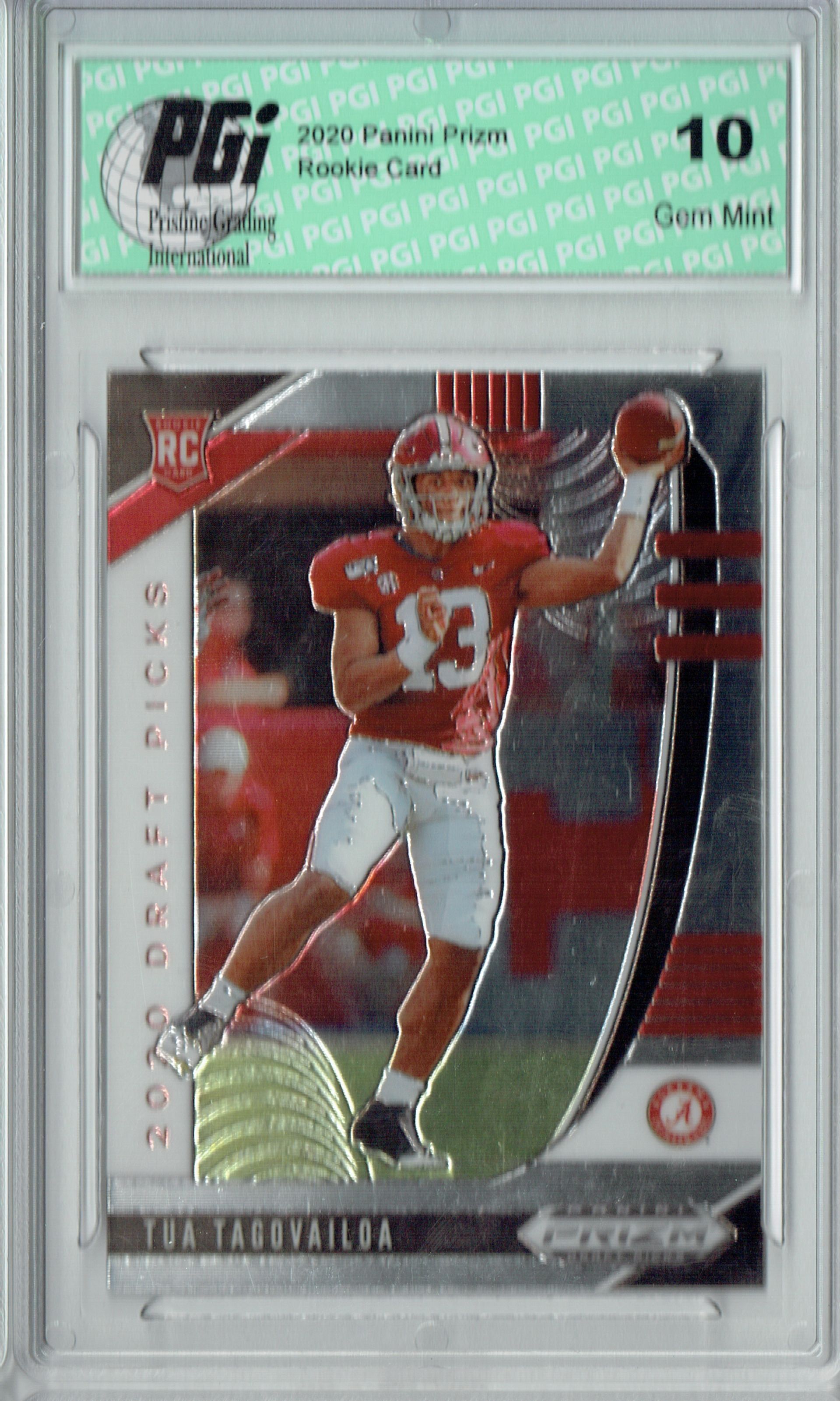Tua Tagovailoa 2020 Prizm Draft #101 Rookie Card PGI 10 - Walmart.com