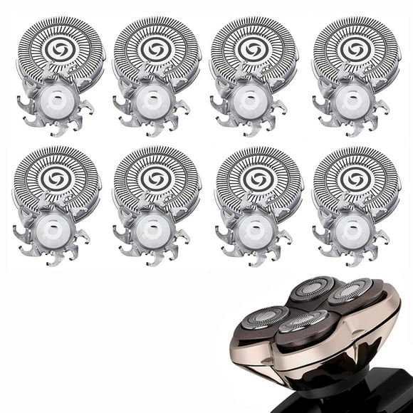 Shaver Replacement Blades for Skull Shaver Pitbull Gold PRO Shaver Replacement Blade,Shaver Replacement Heads for Pitbull Platinum Pro Shaver (8PCS)