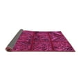 thumbnail image 2 of Ahgly Company Indoor Square Patchwork Pink Transitional Area Rugs, 4' Square, 2 of 4