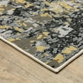 thumbnail image 5 of Oriental Weavers Caravan Area Rug - 2061X - 7'10" x 10'10" - in Grey/ Gold - Modern Style, Stain Resistant, Family and Pet Friendly , Dining, Living Room Rug, 5 of 8