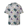 thumbnail image 3 of Goofa Turtle Printed Men's Casual Short-sleeved Shirt,Lightweight Breathable Button-down,Summer Casual men's top,Versatile Fashion shirt-Medium, 3 of 7