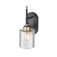 thumbnail image 3 of Millennium Lighting  Renitta 1 Light Matte Black/Modern Gold Wall Sconce, 3 of 5