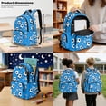 thumbnail image 3 of DISNIMO Boys Backpack, Soccer Ball Print 3 Pcs School Bag Set with Lunch Box and Pencil Case, Lightweight Portable School Backpack for Kids, 3 of 7