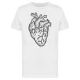 thumbnail image 1 of Heart Engraving Style T-Shirt Men -Image by Shutterstock, Male x-Large, 1 of 2