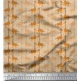 thumbnail image 1 of Soimoi Poly Georgette Fabric Giraffe Kids Printed Craft Fabric by The Yard 52 Inch Wide, 1 of 3