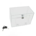 thumbnail image 2 of Clear Money Saving Bank, Large Capacity Transparent Acrylic Tip Box for Kids Adults with Ballot Function for Events, 2 of 7