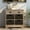 White Washed, variant on Cfowner Storage Cabinet with 2 Drawers and 4 Rattan Baskets, 28" Rustic Sofa Console End Table with Large Storage Space for Entryway Dining Room Living Room, Acacia Wood Frame with MDF Panels