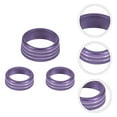 thumbnail image 6 of OFFIGAM Durable Purple Knob Cover for Car Air Conditioning Trim 3Pcs, 6 of 10