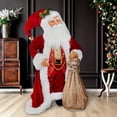thumbnail image 2 of Kurt S. Adler  40 in. Jacqueline Kent Traditional Santa with Bag, 2 of 6