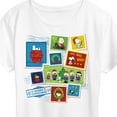 thumbnail image 3 of Peanuts - Christmas - Merry Christmas Stamps - Women's Short Sleeve Graphic T-Shirt, 3 of 5