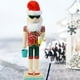 thumbnail image 4 of Figuras de Cascanueces de Madera de 38cm, Decoración de Cascanueces de Navidad, Estatua de Títeres de Cascanueces, para Rojo BLESIY Figuras de Cascanueces, 4 of 8