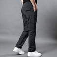thumbnail image 4 of Mens Hiking Cargo Work Pants Cooling Quick Dry Tactical Pant Water Resistant Lightweight Outdoor Fishing Pants with Multi Pocket Black, 4 of 8