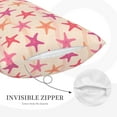 thumbnail image 3 of Susaid Starfish Print Pillowcases Multiple Size, Pillow Cover Super Soft Envelope Closure Standard Pillow Case-14"x20", 3 of 6
