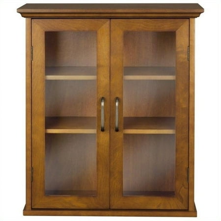- Atlin Designs 2 Door Wall Cabinet in Oil Oak