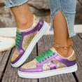 thumbnail image 2 of Women's Casual Shoes Casual Fashion Sneaker With Shimmering Upper Flat Design For Versatile Everyday Wear, 2 of 9