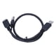 thumbnail image 1 of 2.0 Cable de Datos de Potencia USB-A A USB 2.0 Micro B Y Tipo de Hombre A Hombre Para Disco Duro Móvil Negro, 1 of 7