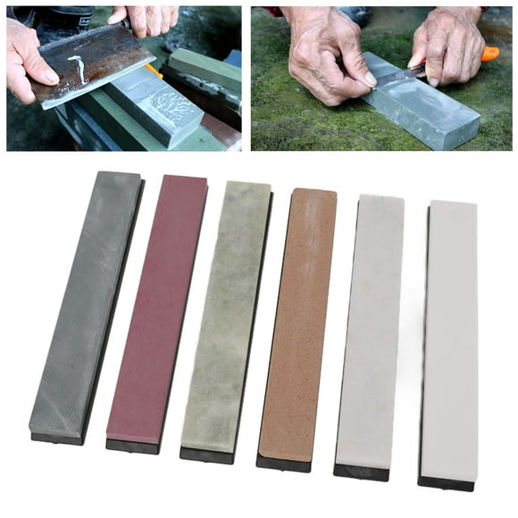 Juego de 6 piedras de afilar cuchillos de piedra de afilar 1000 3000 5000 6000 8000 10000 granos afilador de cuchillos profesional de doble cara para pulir y pulir ANGGREK Otros