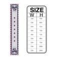 thumbnail image 6 of Gnomes Independence American Flag Table Runner 108 Inches, Wooden Stripes Buffalo Blue Red Bed Runner Dresser Scarves Tabletop for Indoor Outdoor Parties/Ceremony/Banquet, 13"x 108", 6 of 8