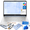 Blue, variant on HP 14 Laptop Thin & Light, Microsoft Office 365(one year), Intel N150 Processor, 4GB Memory, 128GB Storage, Windows 11 S (Purple)