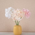 thumbnail image 4 of ZFSBZBS 1Pc Artificial Flowers Hydrangea with Long Stem, 11" Faux Hydrangeas Real Touch for Home, Office, Wedding Arrangements and Party Decor Gold, 4 of 9