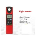 thumbnail image 6 of Illuminometers Measurement FC & LUX Auto Ran Data Logging USB Interface Level Measuring Instruments ,High Precision, 6 of 6