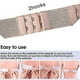 thumbnail image 4 of extensores de sujetador suaves para mujer, con 2 ganchos, elásticos, 9,9 x 3,3 cm (negro, blanco, beige, beige claro), 4 of 5