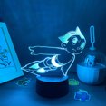 thumbnail image 4 of Luz nocturna LED 3D Mightys Atoms Astroboys que cambia de color, 4 of 4