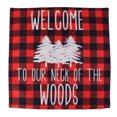 thumbnail image 2 of Welcome to Our Neck of the Woods | Pillow Cover | Throw Pillows | Plaid Pillow | Cabin Décor | Farmhouse Decor | Rustic Decor | Mom Gift, 2 of 4