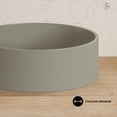 thumbnail image 5 of Lisse 14.5" Concrete Round Vessel Sink in Matte Taupe, 5 of 8