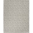 thumbnail image 2 of Nourison Grafix Floral Grey 8'6" x 12' Area Rug, (9x12), 2 of 8